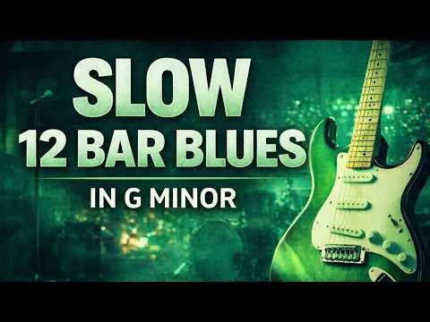 Slow Blues in G Minor | 12 Bar Blues Backing Track for Guitar