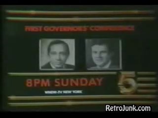 WNEW-TV Promo - First Governor's Conference | Commercial | Retro Junk