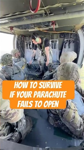 HOW TO SURVIVE IF YOUR PARACHUTE FAILS TO OPEN (NOT JUMP) #shorts #viral #foryou