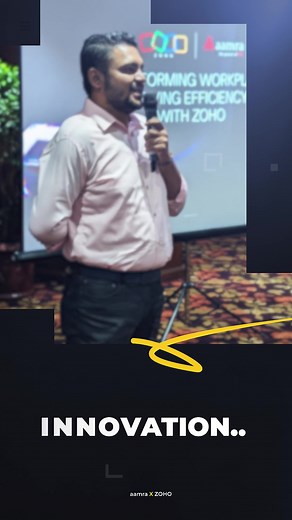 Empowering smarter, more connected workplaces with Zoho — where innovation meets productivity! 🚀 | aamra companies
