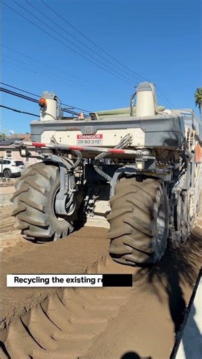 Full Depth Reclamation (FDR) Road Construction Process