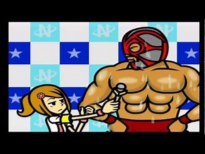 Rhythm Heaven Fever Ringside Wrestler and interviewer level