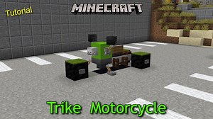 【MINECRAFT汽车教程系列】如何制造一辆美式三轮摩托车