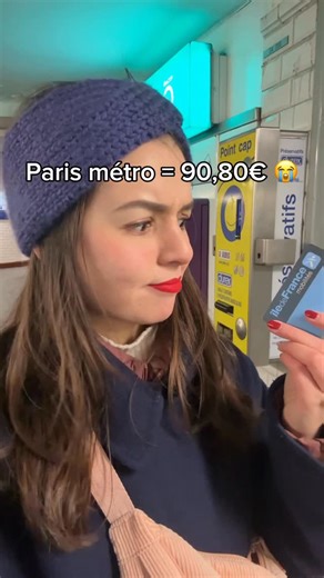 French with Elle | Gabrielle on Instagram: "Wow.. 90€ for the Paris metro! 😳💸 C’est cher (expensive) ! But I’ve heard other cities are even worse like London or NYC 😅 No wonder Parisians walk everywhere, on marche beaucoup (we walk a lot) 🚶‍♀️🚶‍♂️ Who else is getting their daily cardio for free? Tag a friend who can relate! 💞 #ParisLife #ParisMetro #WalkingInParis #ParisHumor"
