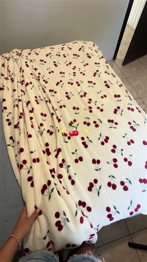 ✨🍒 mantinha de cereja mais fofa desse TikTok Na salinha laranja em PROMOÇÃO #mantinha #cereja #tiktokshop