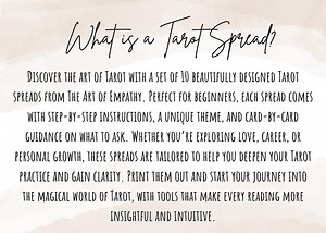 Easy Tarot Spreads for Beginners - Etsy Canada