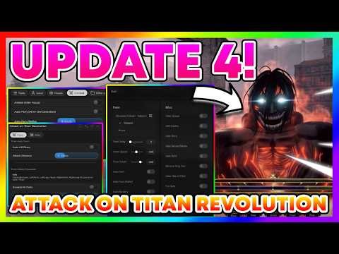 [💥 UPDATE 4] Attack on Titan Revolution Script | Auto Raid, Hitbox, Auto Farm + Instant Kill