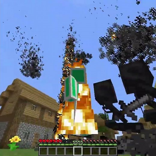 Cursed Smoke Tower in Minecraft