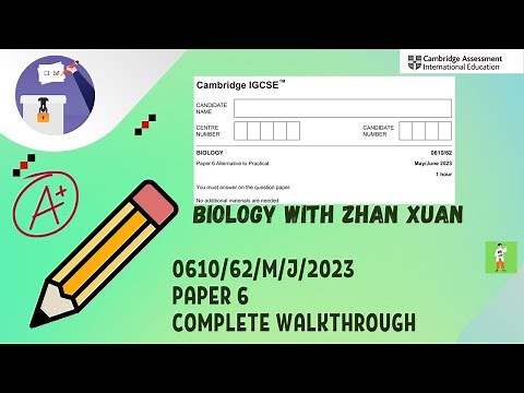 IGCSE Biology (0610) - 0610/62/M/J/23 | May/June 2023 Paper 62
