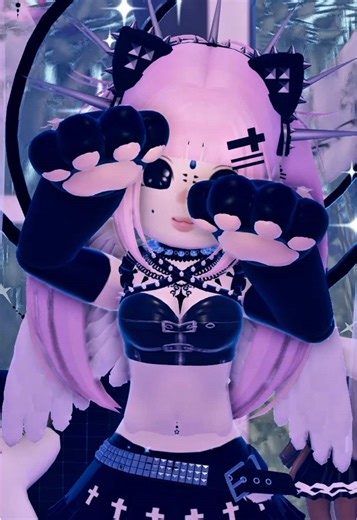 Styling Kitty Klaws Paws Dark Fairy from the Myster Friend Lunar/Carmilla Toy (*´꒳`*) #royalehigh #roblox #royalehighoutfits #royalehighupdate #royalehightoy