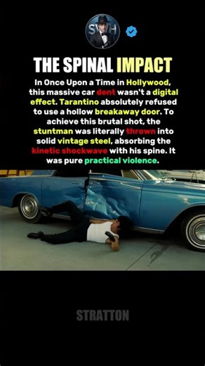 The Brutal Spinal Impact in Once Upon a Time in Hollywood 🚗💥