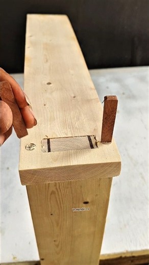 Strong Wood Joinery: Dowel Locking with Wedge and Rosewood Accents #woodworking #tips #diy