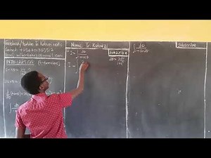 integration using t-substitution.........#africastruggle.