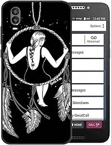 Case for Jitterbug Smart 3 Lively Smart Soft Silicone Black Cell Phone Protective Cover (Jitterbug Smart 3-107)