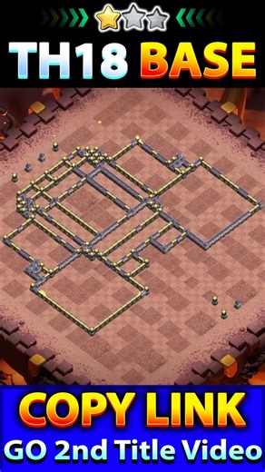*UPDATED NEW*🔥TOWN HALL 18 WAR BASE | NEW TH18 WAR BASE/ CWL BASE /LEGEND BASE LINK | BEST TH18 BASE