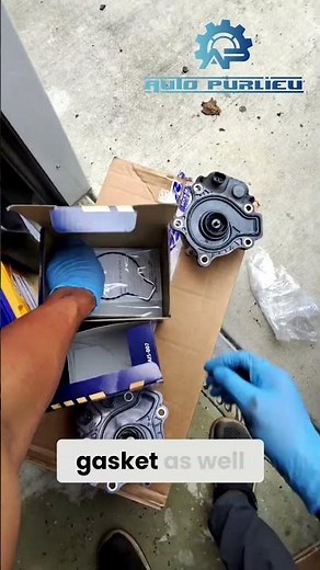 Electronic Water pump Installing on Toyota Prius V #shorts