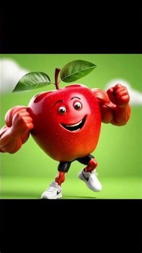 The Muscular Apple’s Dance Show 🍎💪🕺