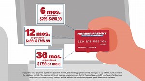 The new Harbor Freight Credit Card is here! Watch and learn how you can take advantage of the benefits! Click here for more information: www.harborfreight.com/credit | Harbor Freight