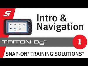 Introduction and Navigation: TRITON-D8® (Pt. 1/13) | Snap-on Training Solutions®