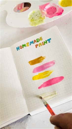 No fancy supplies. Just creativity✨✨DIY paint 🎨🖌️🫟 #diy #paint #homemadepaint #shorts