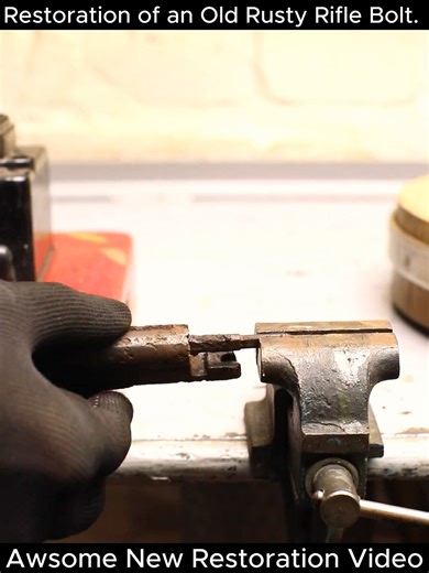 Restoration Of an Old Rusty Rifle Bolt | Rescue & Restore