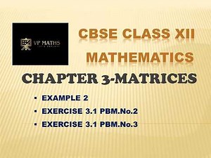 Chapter 3 Matrices V3