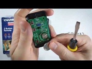 Chamberlain 953EV-P2 Garage Remote Battery Change (CR2032)