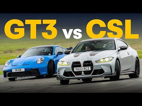 Porsche 911 GT3 vs BMW M4 CSL: Track Battle! | 4K