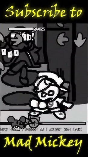 the strangest FNF mod VS Mickey Mouse 2 0 #fnf #shorts