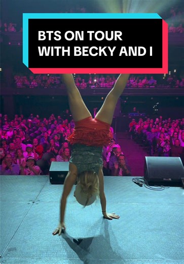 BTS on tour with @Becky and I where we tackle choreography, core tightening, robots and theatrical magic. Come party with us!!!! #tour #bts #comedy #funny #beckyrobinson