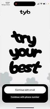 Try Your Best app - TYB - overview & how to use
