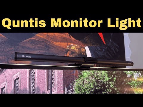 Quntis Monitor Light Bar Review (Unboxing + Real Desk Test)