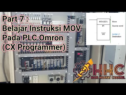 Part 7 : Belajar instruksi MOV Pada PLC Omron (CX Programmer)