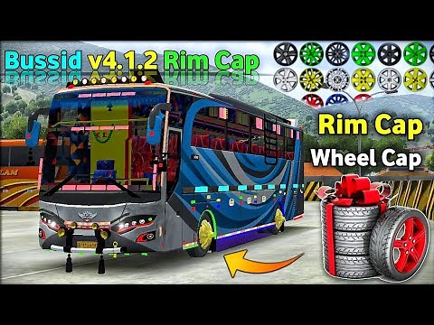 How To Bussid Wheel Cap file v4.1.2 in Bus Simulator Indonesia | Rim Cap Mod