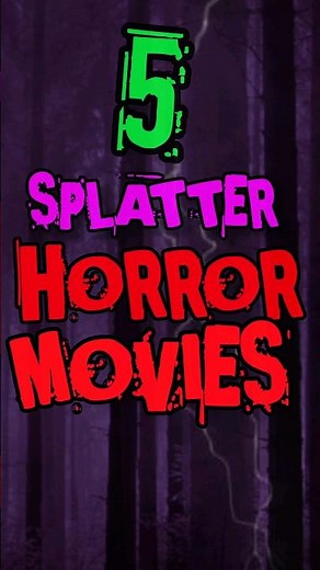 5 top SPLATTER Horror Movies | Top Horror Movies #terrifier