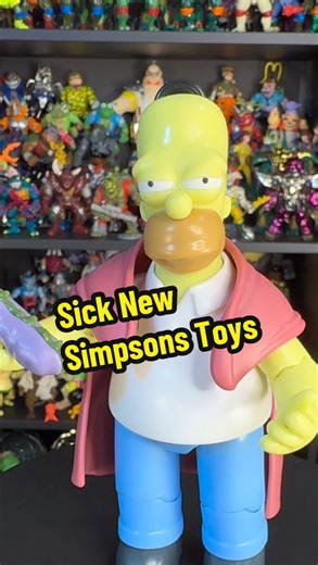 Plastic Flashback TMNT & Simpsons on Instagram: "Homer is sick, Ralph is small, and Blinky might be the best of all! More new Simpsons toys from @jakkspacific.toys Which one is your favorite? #simpsons #toys #toycollector #nostalgia #actionfigures"