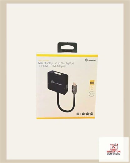 ALOGIC Mini DisplayPort to DisplayPort + HDMI + DVI Adapter: Your Ultimate Video Connectivity Sol...