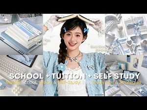 How to Manage School, Tuition & Self-Study Without Burnout (Perfect guide)💗 || 8 Best Study Tips📚