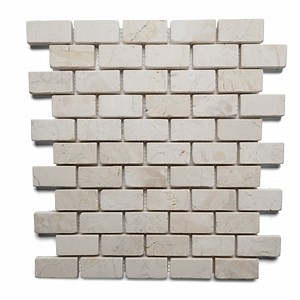 CNK Tile Cream Mini Stone Subway Tile 12" X 12" Natural Finish for Shower Walls Pools Floors Backsplashes Kitchens & Bathrooms - Etsy