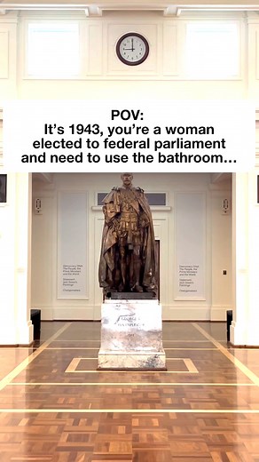 When Dorothy Tangney and Enid Lyons walked through the doors of Parliament House as the first women elected to federal parliament, they were entering a building that wasn’t prepared for them. White Australian women were the second in the world to have the right to vote and stand for election (#OnThisDay in 1902 actually). But the physical spaces within our parliament buildings weren’t ready for women to be elected. The main floor of Parliament House had no toilets for female parliamentarians. Th