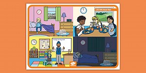 Talk About Time Maths Poster