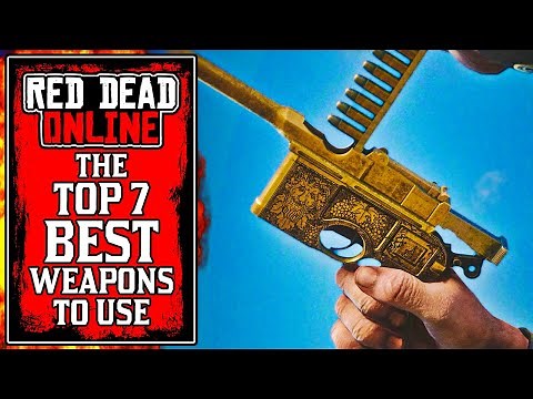 Top 7 BEST GUNS You NEED To Use In Red Dead Online 2021! (RDR2 Best Weapons)