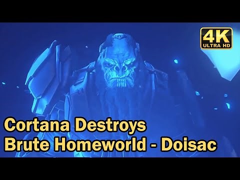 Halo Infinite Cortana Destroys Doisac Cutscene 4K