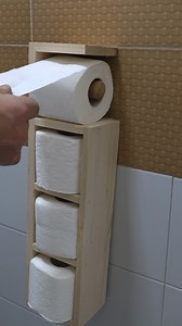 1M views · 6.6K reactions | DIY toilet paper shelf from pallet slats | Genius Club | Facebook