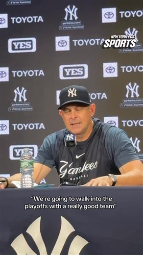 Aaron Boone on the Yankees getting over tough moments & state of the team heading into the playoffs. | New York Post Sports