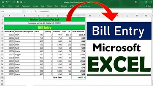 Bill entry in MS Excel | excel data entry work | MS Excel [Hindi] #ms_excel #bill_entry_in_excel #data_entry_in_excel #exceldataentry #exceltutorial Welcome to Computer Gyan, In this video, we will learn to do bill entry in excel. if you are working at any organization, where the work is related to sales to you have to manage invoice data by using bill entry. In this video, we will learn to create bill entry format and term using simple steps. watch this video and learn it easily. Thank You. ===