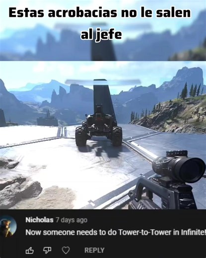 Las acrobacias del jefe! #viral #halogameplays #creadordecontenido #haloinfinite #halo