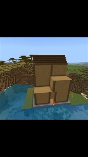 minecraft simple wooden house #minecraft#minecraftshorts
