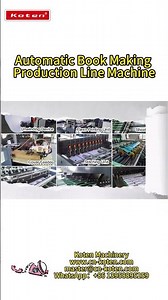Automatic Book Making Production Line Machine