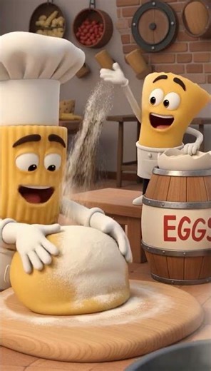 Egg Chef Cooking Fun 😂🍳 | Funny Cartoon Short